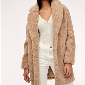 Aritzia Teddy Cocoon Coat